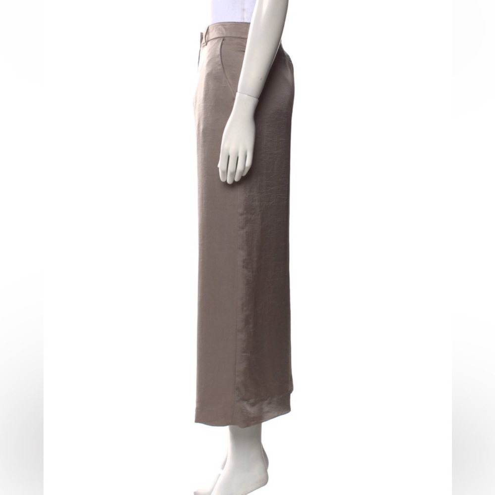 Giorgio Armani Taupe Wide Leg Women's Pants - Picture 2 of 3